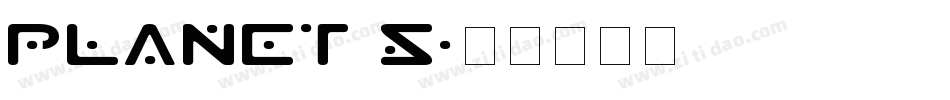 Planet S字体转换